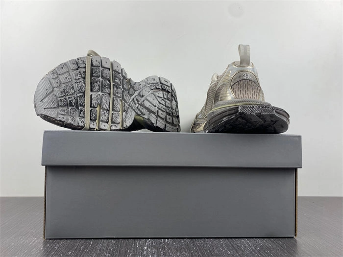 Balenciaga 3XL Trainer Worn Out Dark Grey 734734 W3xl7 Comfortable 4382