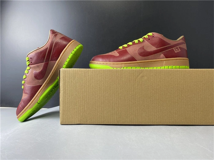 Nike Dunk Low 1-Piece Laser Varsity Red Chartreuse 311611- SportInspired 4934