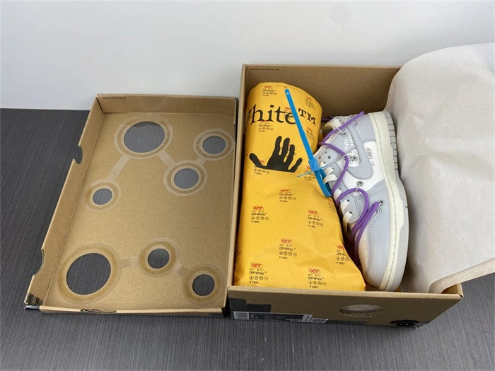 WrinkleFree Nike Dunk Low Off-White Lot 47 DM1602- 5083