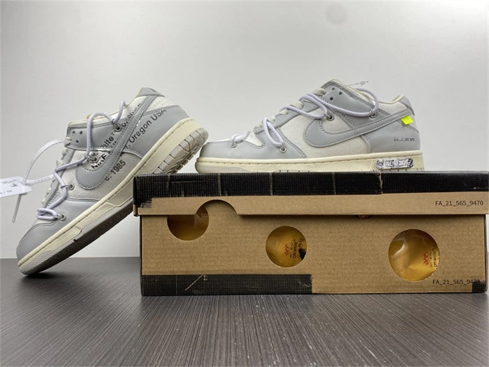 Affordable Nike Dunk Low Off-White Lot 49 DM1602- 5082