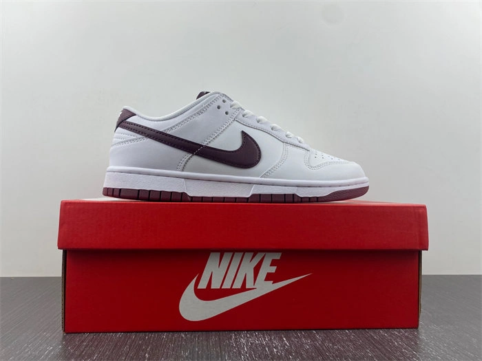 Contemporary Nike Dunk Low Retro White Night Maroon dv0831- 4600