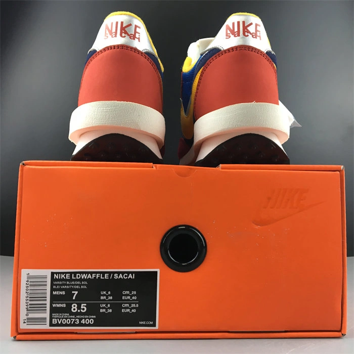 Breathable Nike LD Waffle sacai Blue Multi BV0073- 5245